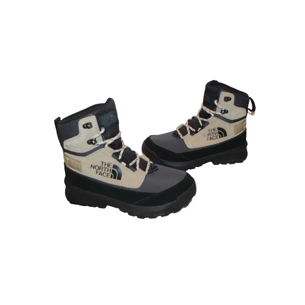 The North Face Chilkat V Cognito Waterproof Winter Boots Flax Gray NEW SZ 8